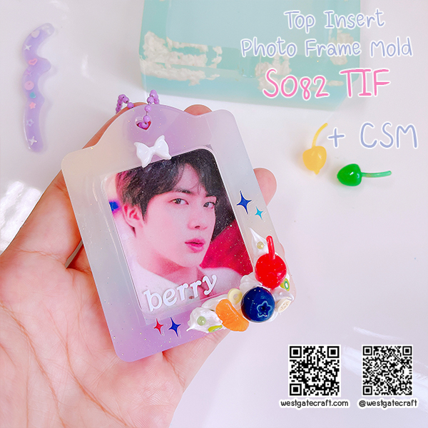 แม่พิมพ์ซิลิโคน S082 TIF Top Insert Photo Frame Mold + CSM