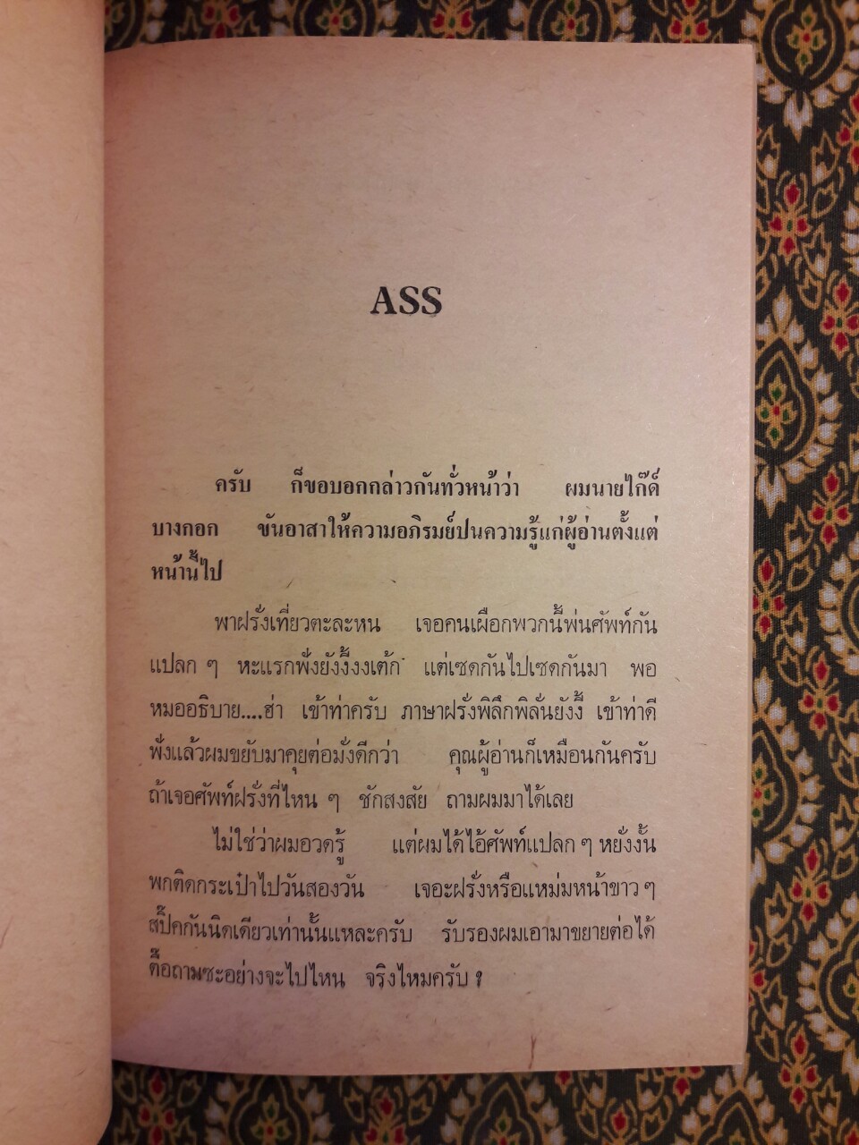 ฝาหรั่งสอนมวย