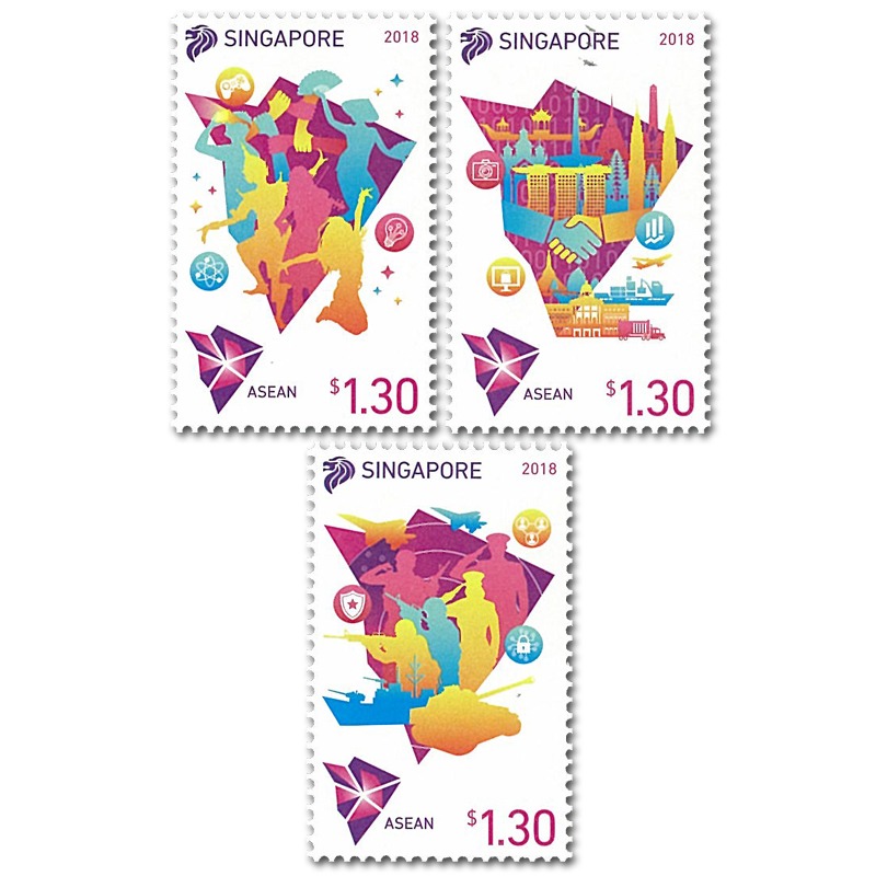 Singapore Stamp, 2018 Asean