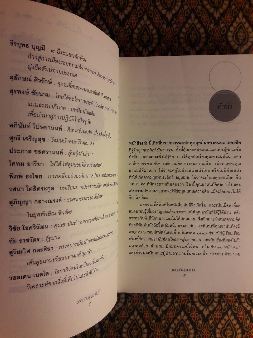 ขอคุยกับคุณอานันท์ 22 นักคิด นักเขียน
