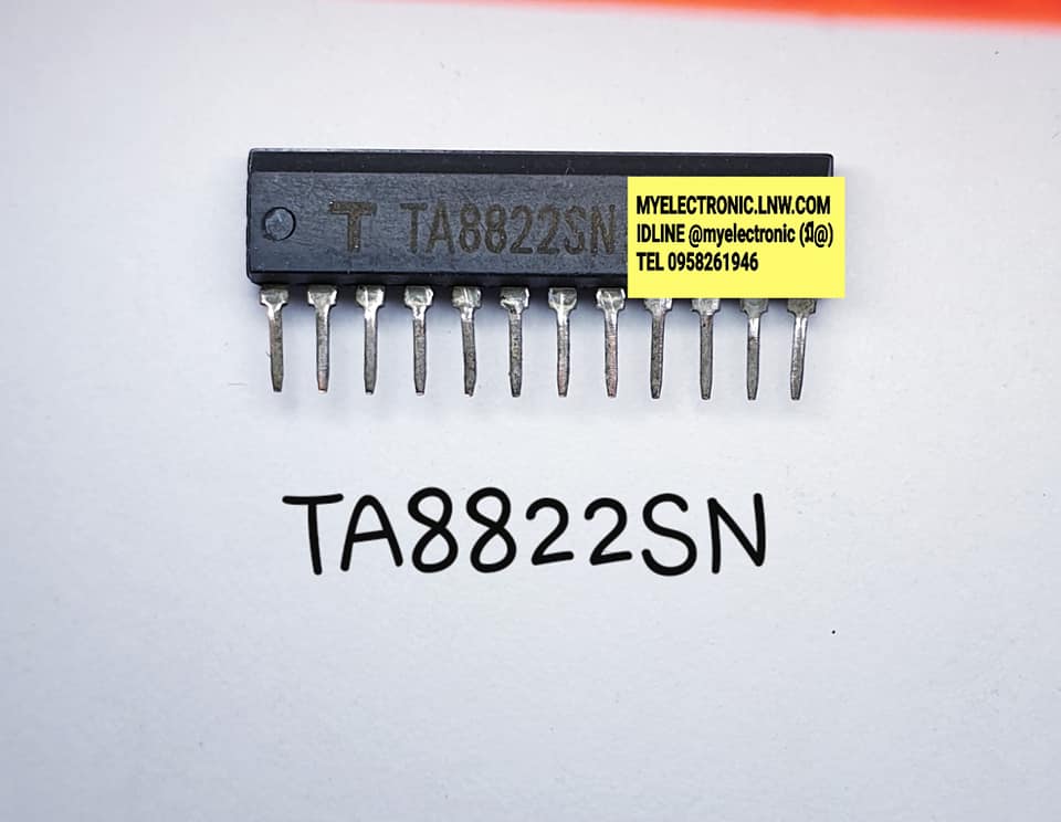 TA8822SNยี่ห้อTตัวถังSIL12ขาราคาตัวละบาท