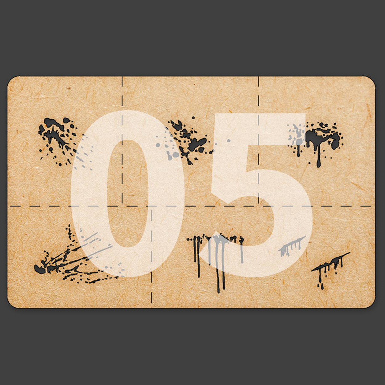 Splashes Blood Effects Airbrush Stencils (LIANG-0005)