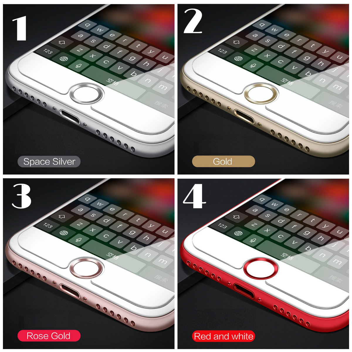 ตัวครอบ ถนอมปุ่มโฮม แบบสแกนลายนิ้วมือได้ เรียบหรู สไตล์ Minimalist (Less is More)