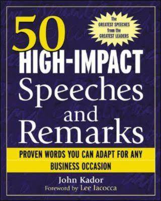 50 High-Impact Speeches and Remarks ISBN 9780071421942
