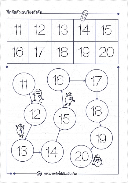 แบบฝึกทักษะคัดลายมือ 123