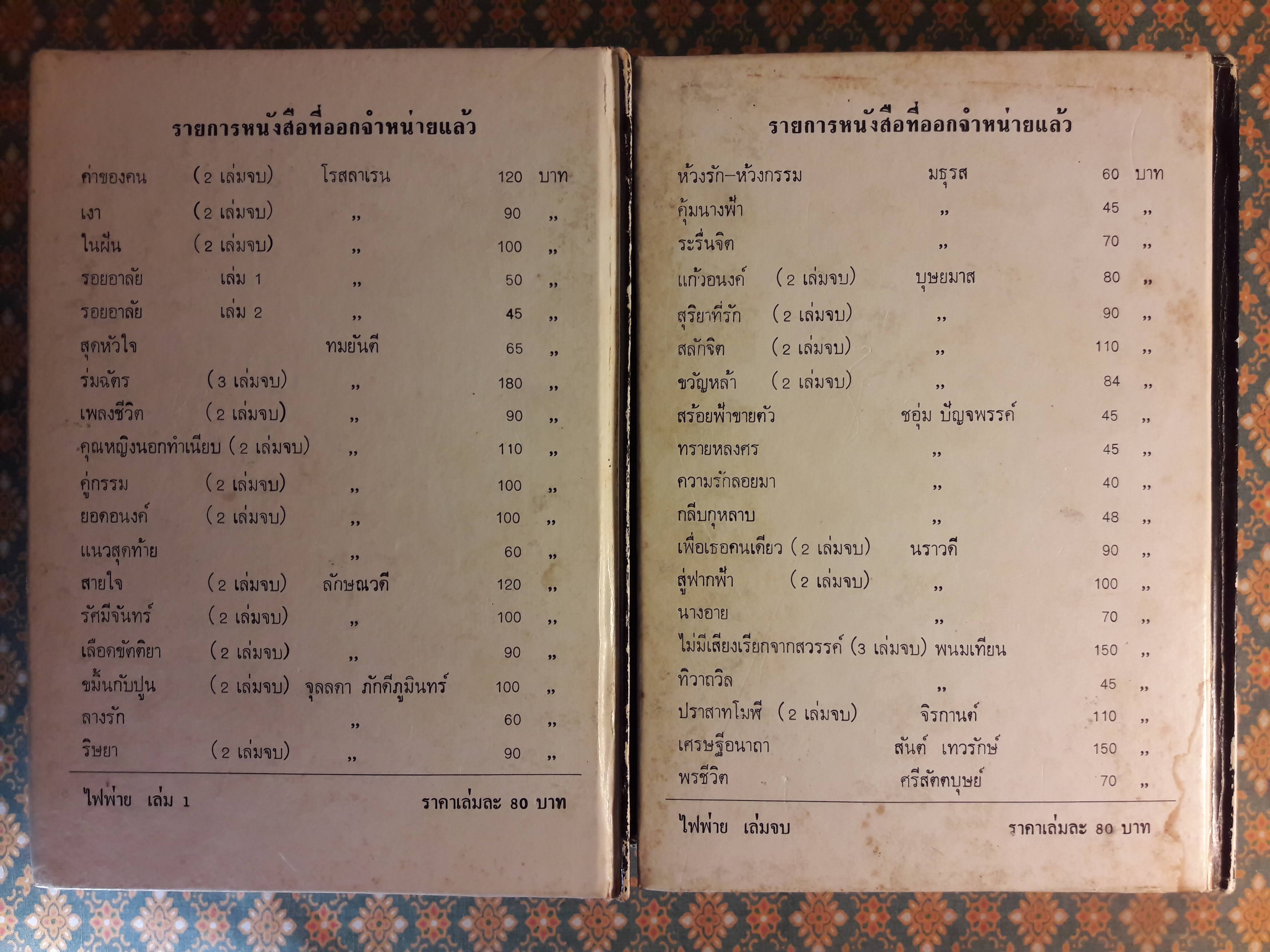 ไฟพ่าย (2 เล่มจบ)