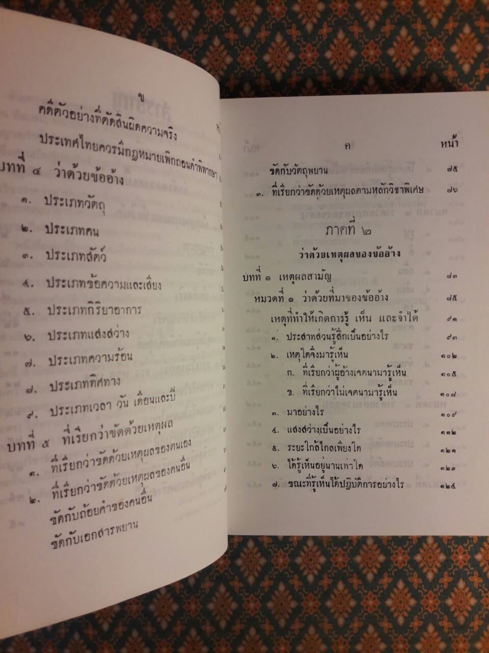 หนังสือวิชาข้อเท็จจริง