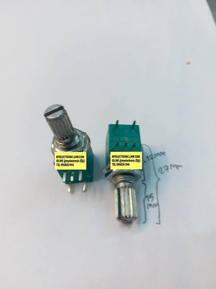 โวลุ่มB10K5ขาขายโวลุ่ม10KBมีสวิทช์มีสวิทช์