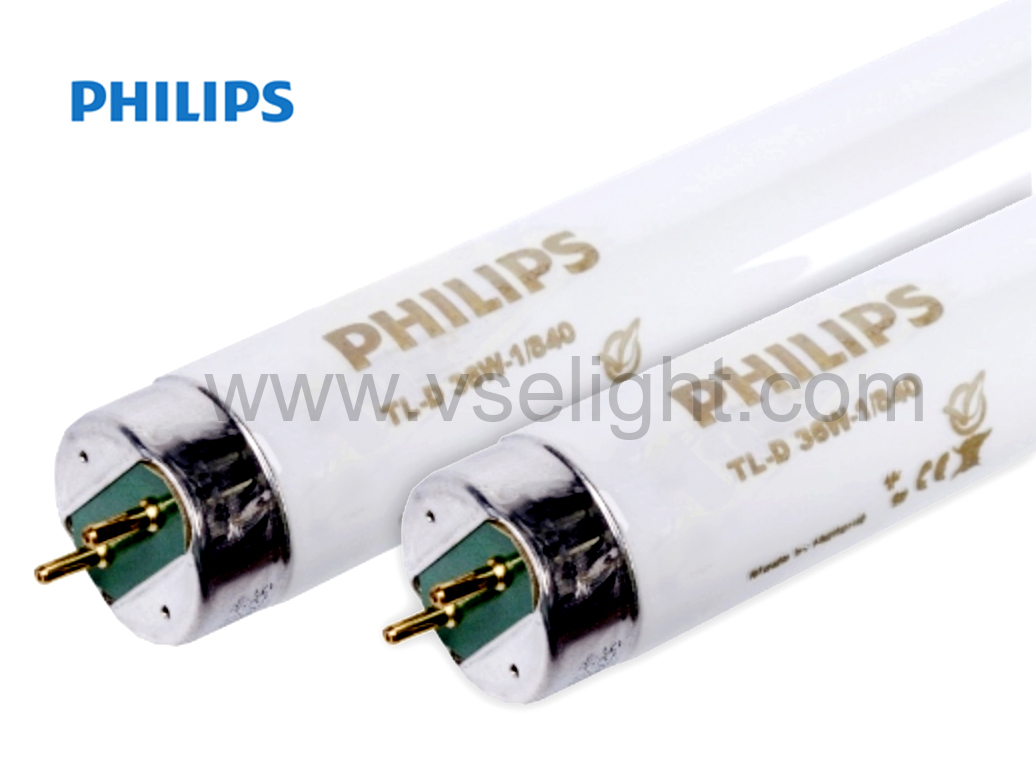 หลอดฟลูออเรสเซนต์ 36W Philips TLD 765 แสง Daylight 6500K