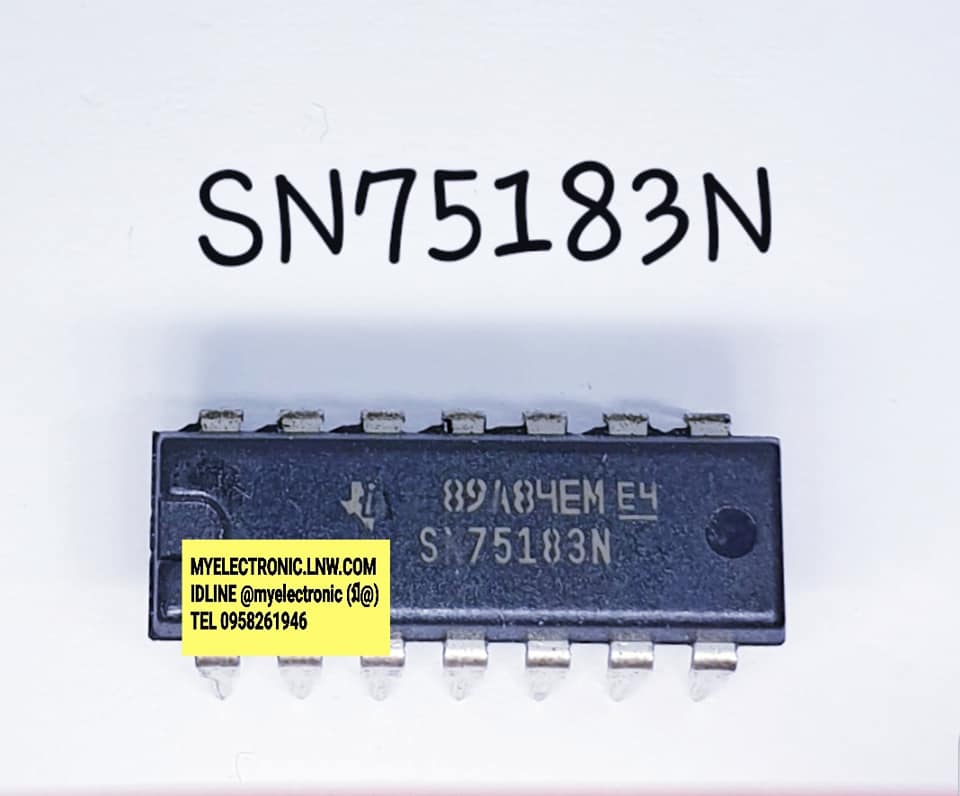 SN75183Nยี่ห้อTEXASตัวถังDIP14ขาราคาตัวละ