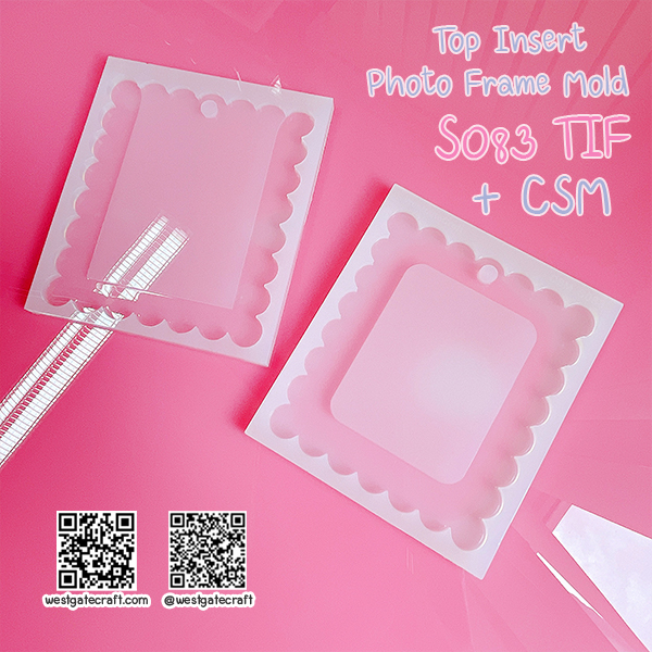 แม่พิมพ์เรซิ่น S083 TIF Top Insert Photo Frame Mold + CSM