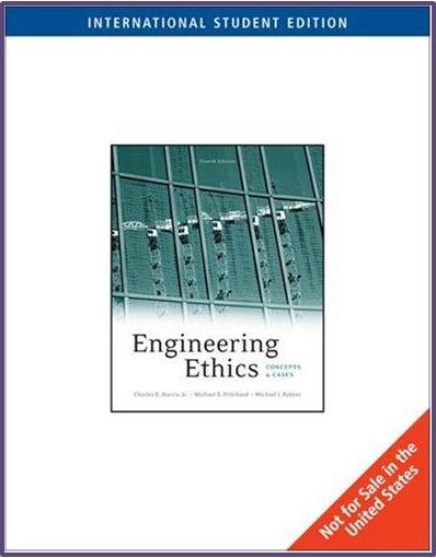 Engineering Ethics ISBN 9780495605102