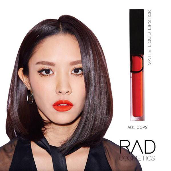 RAD liquid lipstick ทั้งแบบ เมทัลลิค และ แมท ของชาใช้ส่วนผสมเกรดดีที่สุดจาก USA เนื้อลิปดีมาก