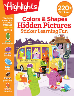 COLORS & SHAPES HIDDEN PICTURES STICKER LEARNING FUN