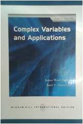 Complex Variables and Applications 8ED ISBN9780071263283
