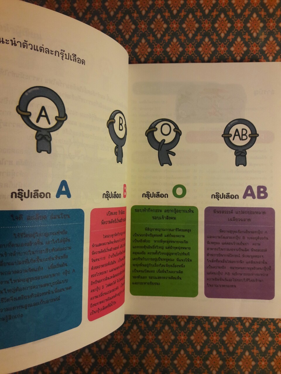 กรุ๊ปเลือดบอกนิสัย ฮาได้ใจยกกำลัง 2 ฉบับการ์ตูน