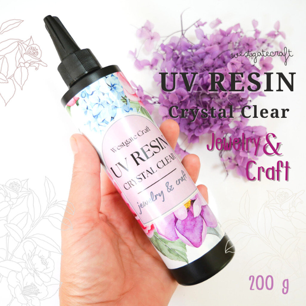 UV Resin Crystal Clear jewelry &Craft 200 กรัม ใสมาก
