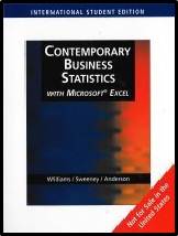 Contemporary Business Stats W/Microsoft Excel (AISE) 1 ed ISBN 9780324314427