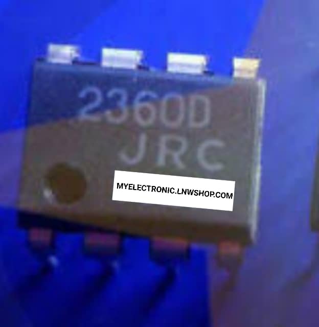 ขาย NJM2360D ไอซี2360D ตัวถังDIP8ขา ราคาตัวละบาท มีหน้าร้านอยู่บ้านหม้อ กรุงเทพ ส่งของเร็ว มาซื้อหน้าร้านได้