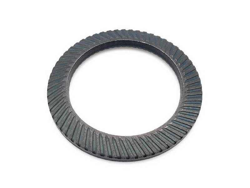 SCHNORR SAFETY WASHER VS TYPE M27, STEEL BLACK