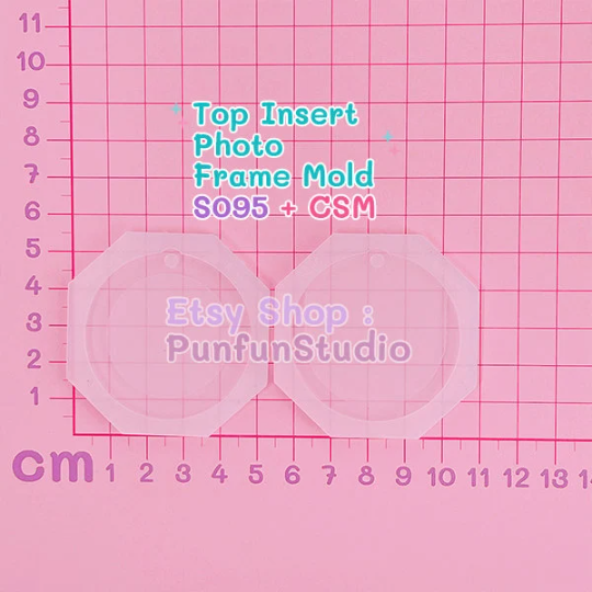 S095 + CSM Top Insert Photo Frame Mold / Photo Frame Mold / Silicone Mold