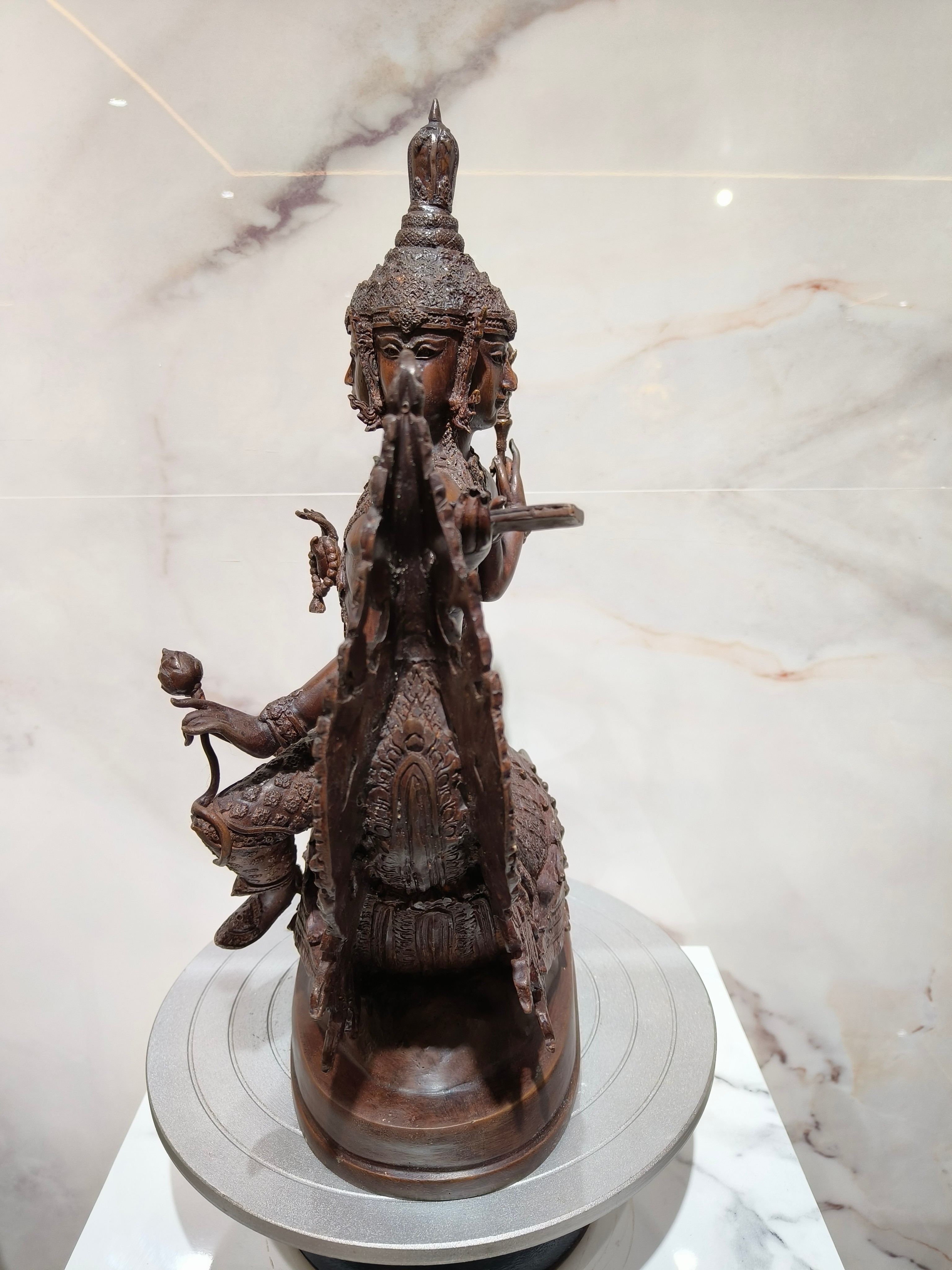 รูปหล่อ พระพรหมทรงหงส์ หน้าตัก 9 นิ้ว