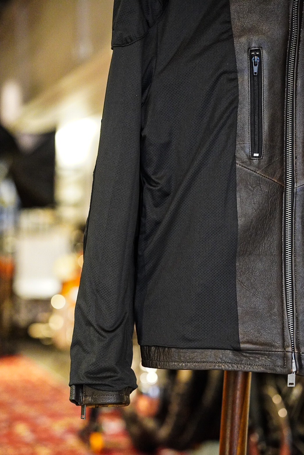 เสื้อหนังแท้ Caveman 802SC มีการ์ด (กรุณาสอบถามไซส์ก่อนสั่งซื้อ)