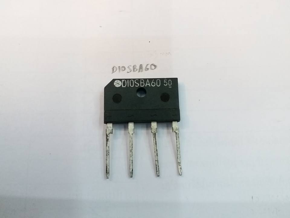 D10SBA60ไดโอดบริดจ์10A600Vขาเรียงราคาตัวล่ะdiode bridge rectifier