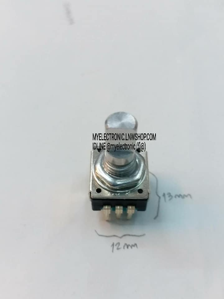 โวลุ่มENCODEDERเอ็นโค็ดเดอร์ขนาดฐาน12x13mmขนาดแกน+เกลียวยาว15mmราคาตัวละ