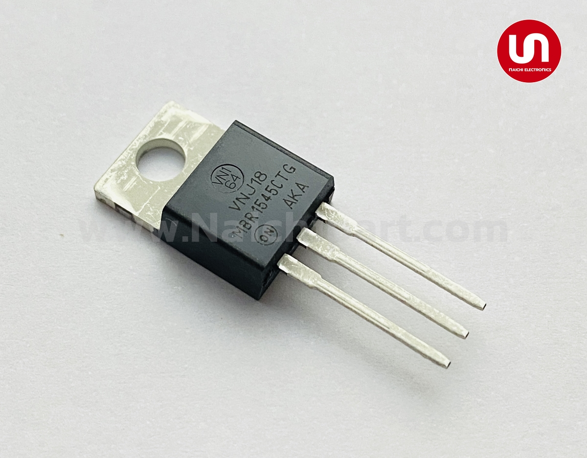 ไดโอด MBR1545CTG 15A/45V TO-220-3 | ไดโอดและวงจรเรียงกระแสซอทท์กี