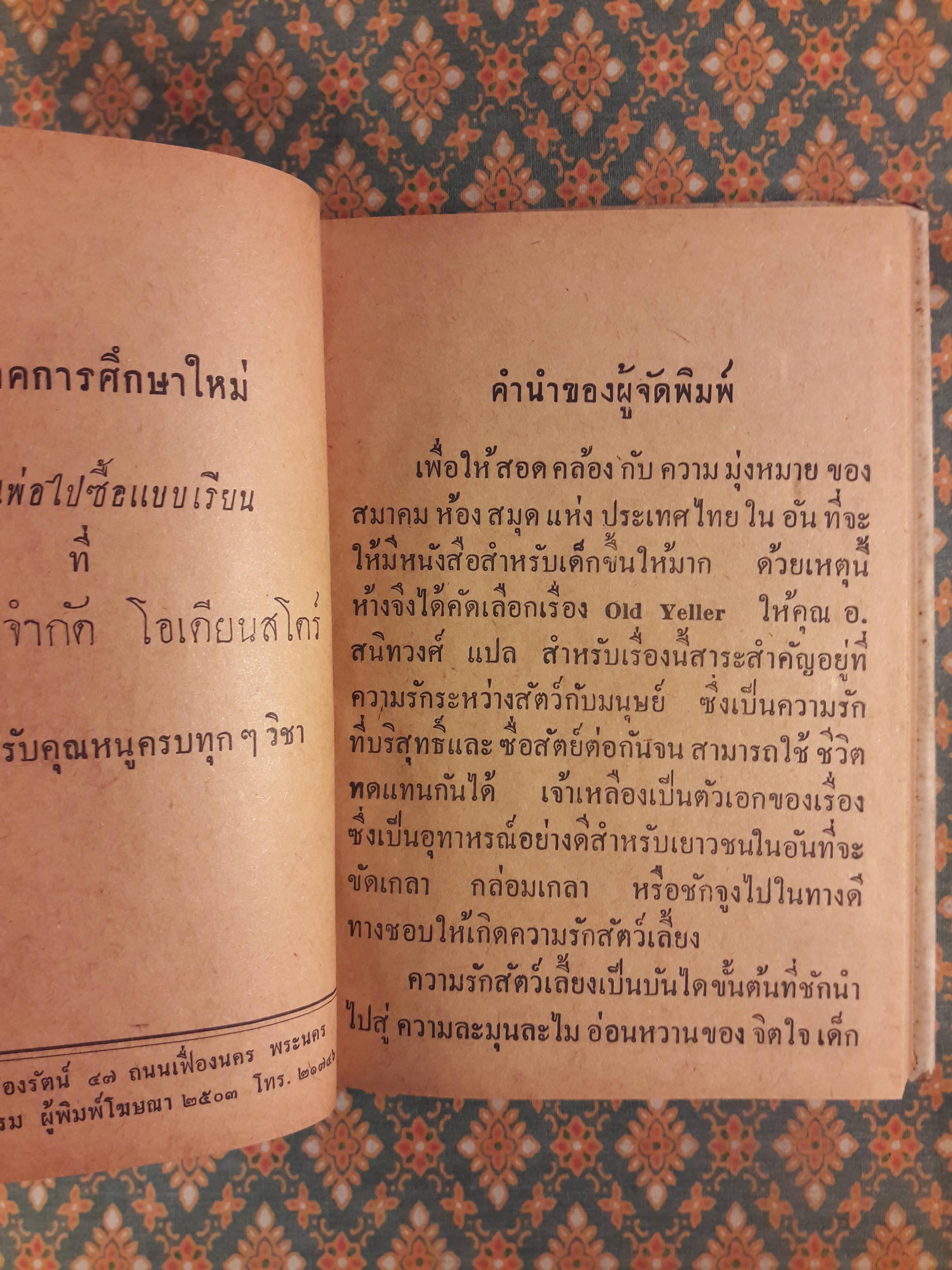 เพื่อนแท้ OLD YELLER