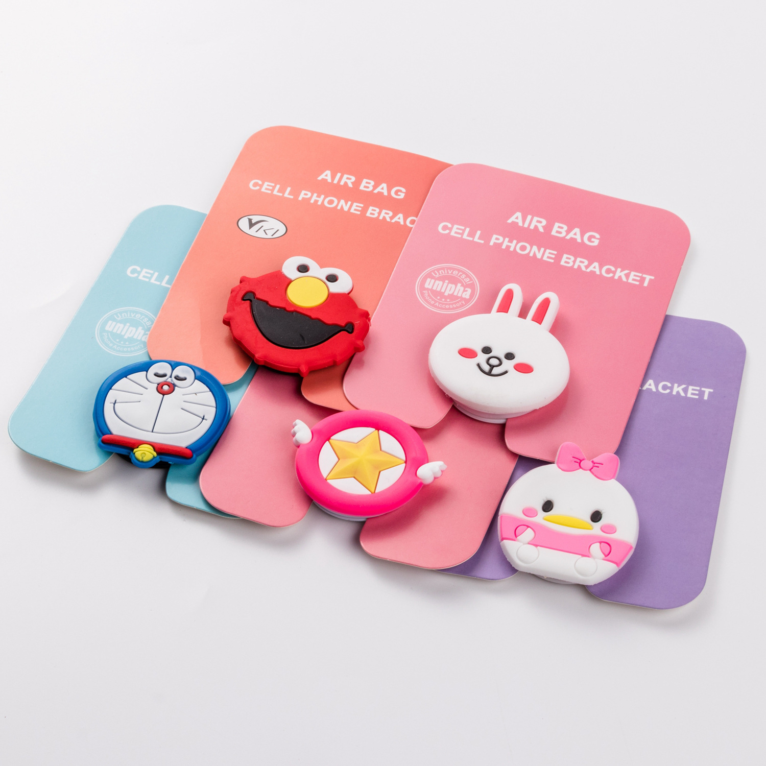 MUISUNGSHOP การ์ตูนติดหลังมือถือ ที่ติดโทรศัพท์ popsocket / popup /griptok ที่ติดหลังมือถือ ตัวติดหลังมือถือ