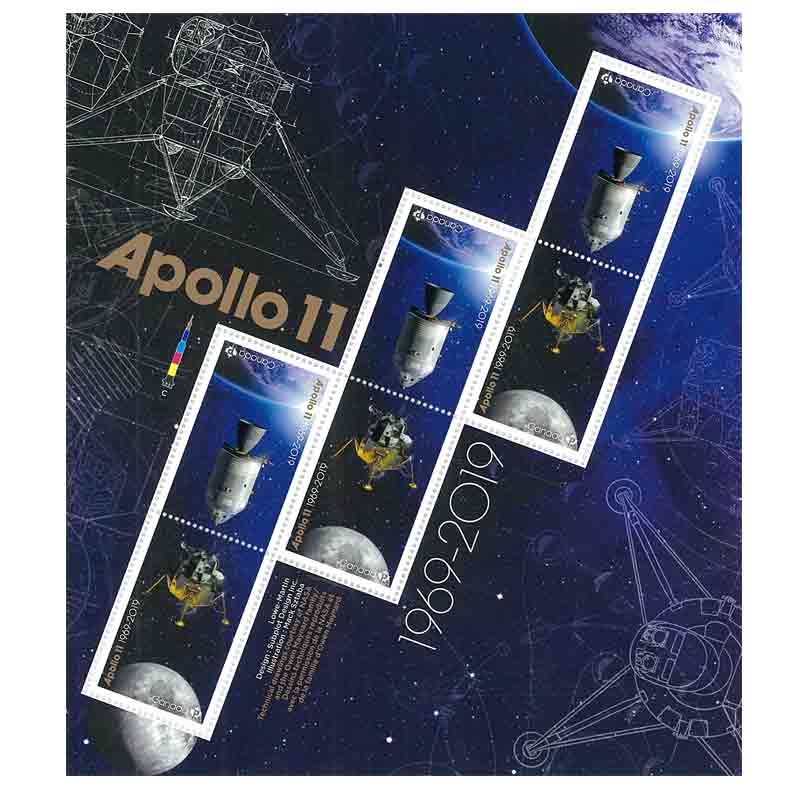 Canada Stamp, 2019 Apollo 11 S/S