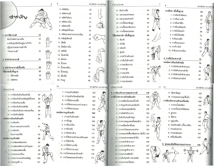 ตำราฝึกวิชาคาราเต้-กังฟู