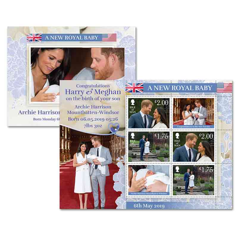 Isle of Man Stamp, 2019 Royal Baby - Archie harrison Mountbatten Windsor