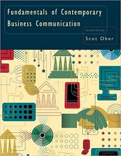 Fundamentals of Contemporary Business Communication ISBN 9780618645176