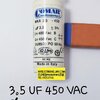 ขาย 3.5UF450VACก้นน็อต ยี่ห้อ COMAR ของแท้ คาปาซิเตอร์ Iรัน CAPACITOR คอนเดนเซอร์ แคปรัน CAP-RUNCONDENSER มีหน้าร้านอยู่บ้านหม้อ กรุงเทพ ส่งของเร็ว มาซื้อหน้าร้านได้ สั่งปุ๊บส่งปั๊บ 3.5UF 450V AC ก้นน็อต ราคา ตัวละ . บาท