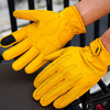 ถุงมือหนังแกะ King ride สีเหลือง (สอบถามไซส์ก่อนสั่งซื้อ)