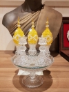 ชุดเครื่องทองน้อยคริสตัลไทยโบราณ แห่งสยามประเทศ ขนาด 7 นิ้ว พร้อมพุ่มคริสตัลแท้ เครื่องทองน้อยคุณชาย