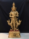 รูปหล่อท้าววิรุฬหก สูง 1.2 เมตร ผิวทองรัตนะ
