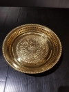 ถาดทองเหลืองฉลุโบราณ ลายเทพพนม ขนาด 8 10 12 14 16 นิ้ว