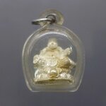 พระสังกัจจายน์ วัดโพธิ์แมน เนื้อเงินขัดเงาพ่นทราย โครงการสร้างพระศรีอาริยเมตตรัย มหาโพธิสัตว์ พ.ศ.2540