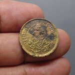 เหรียญโสฬส ทองแดงตรา จ.ป.ร.-ช่อชัยพฤกษ์ จ.ศ.1244