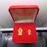 พระกริ่ง-พระชัยวัฒน์ นิรันตราย เนื้อสัมฤทธิ์ชุบทอง วัดราชประดิษฐสถิตมหาสีมาราม พ.ศ.2549 พร้อมกล่องเดิม