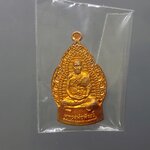 เหรียญเปลวเทียน เนื้อทองแดงผิวไฟ ป๋องสุพรรณ การันตี สร้างโดย หลวงพ่อพัฒน์ วัดห้วยด้วน โคท 11579 ปี2563 ซีลเดิมๆ