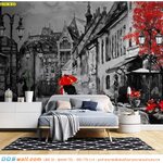 วอลเปเปอร์ภาพวิว ราคาไม่แพง สร้างเเรงบันดาลใจในห้องนอน ด้วยภาพวาดลายเส้นสุดคลาสสิค ให้ดูเรียบเเต่เก๋ เเละทันสมัย