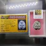 พระปิดตา หลังยันต์ดวงเล็ก หลวงปู่โต๊ะปลุกเสก เนื้อผงใบลาน สมเด็จพระญาณสังวร (เจริญ) วัดบวรนิเวศวิหาร ปี2523 พร้อมบัตรรับรองพระแท้