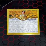 แผงใส่เหรียญ หมุนเวียน รัชกาลที่ 9 สีขาว (12ช่อง ใส่หัว ก้อย )