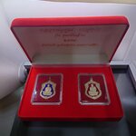 หลวงพ่อคูณ ปริสุทโธ(ชุดกรรมการ)รุ่นคูณพันล้าน เนื้อกาหลั่ยเงินลงยาน้ำเงิน และ ลงยาแดง แท้ทันหลวงพ่อ พ.ศ.2557 พร้อมกล่องเดิม