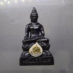 พระไพรีพินาศ ขนาดบูชา หน้าตัก 1.5 นิ้ว สูง 7 ซ.ม.เนื้อสัมฤทธิ์ รมดำ ที่ระลึก 72 พรรษา รัชกาลที่9 วัดบวรนิเวศวิหาร ปี2542 พร้อมกล่องเดิม